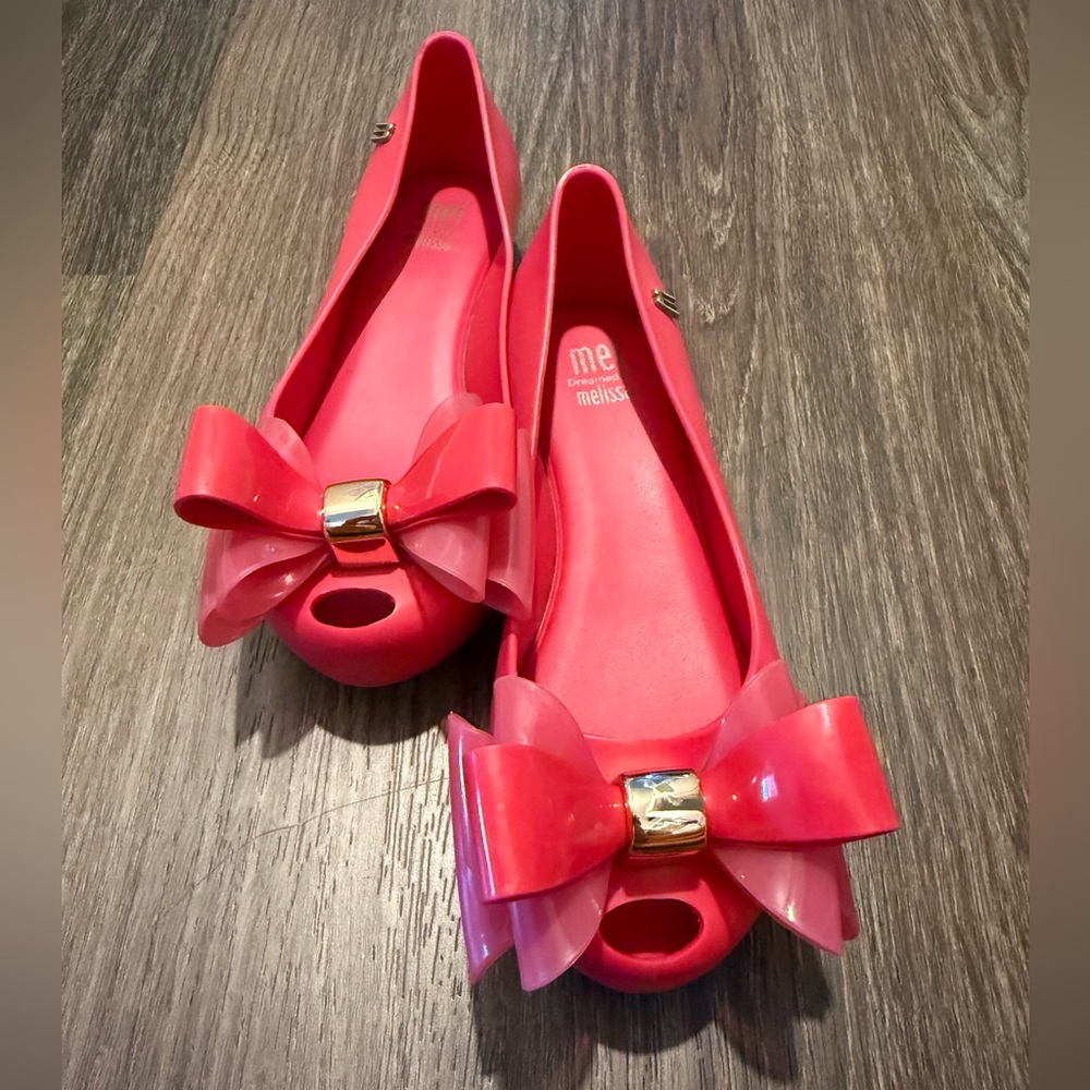 Mini Melissa Ballet Flats (size 13)